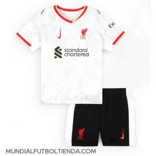 Camiseta Liverpool Tercera Equipación Replica 2024-25 para niños mangas cortas (+ Pantalones cortos)